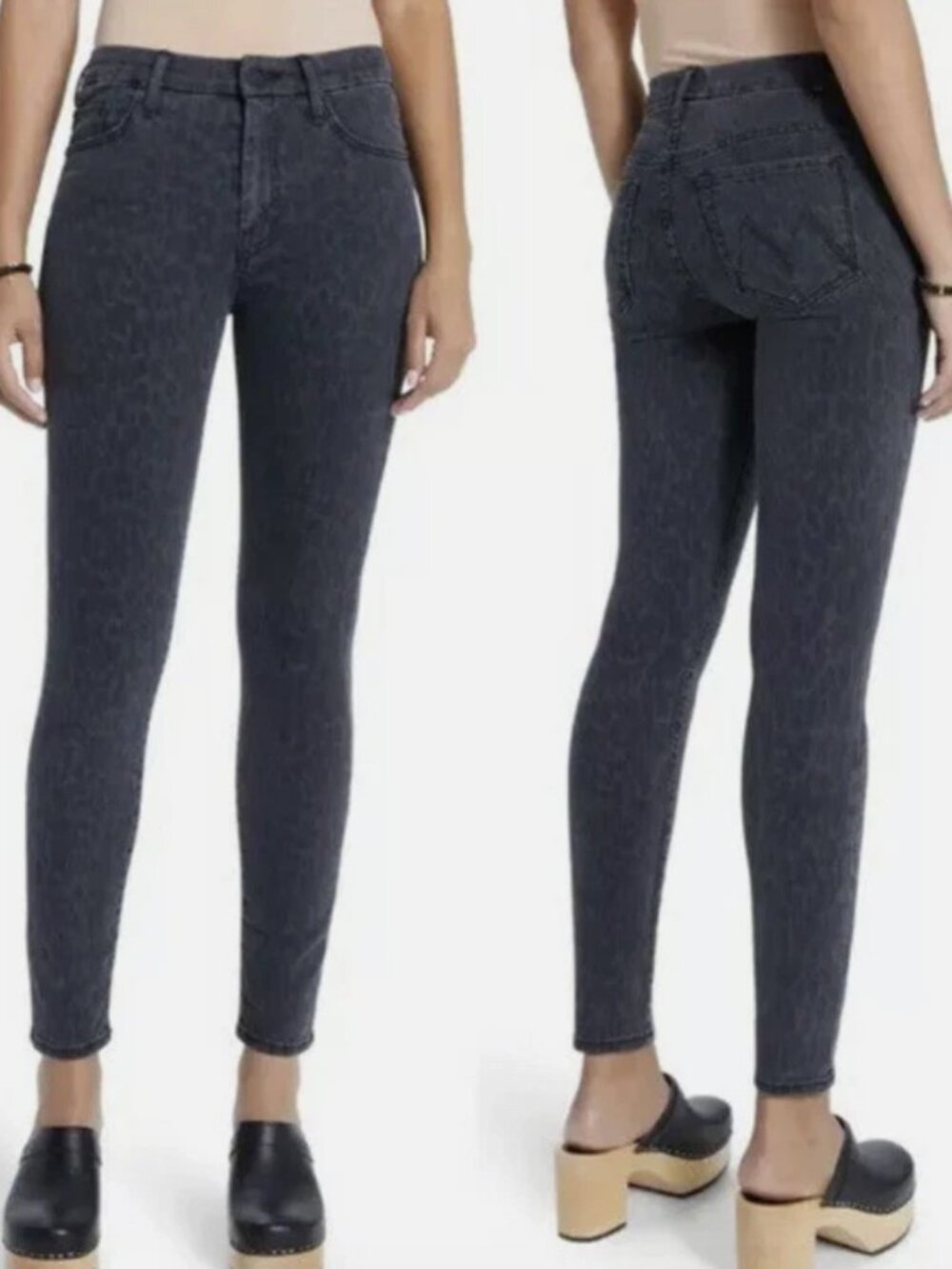 Mother High Waisted Looker Wash Skinny Jeans in Bad Cat - Size 29